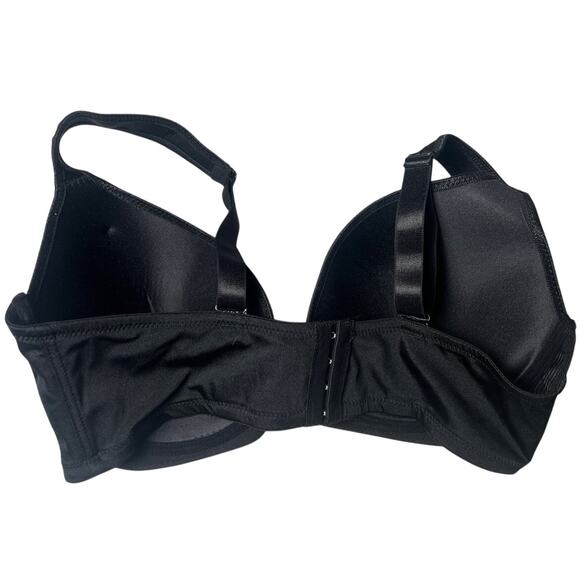Angelina Underseam Adjustable Black Bra NWT 40DD - Picture 2 of 5